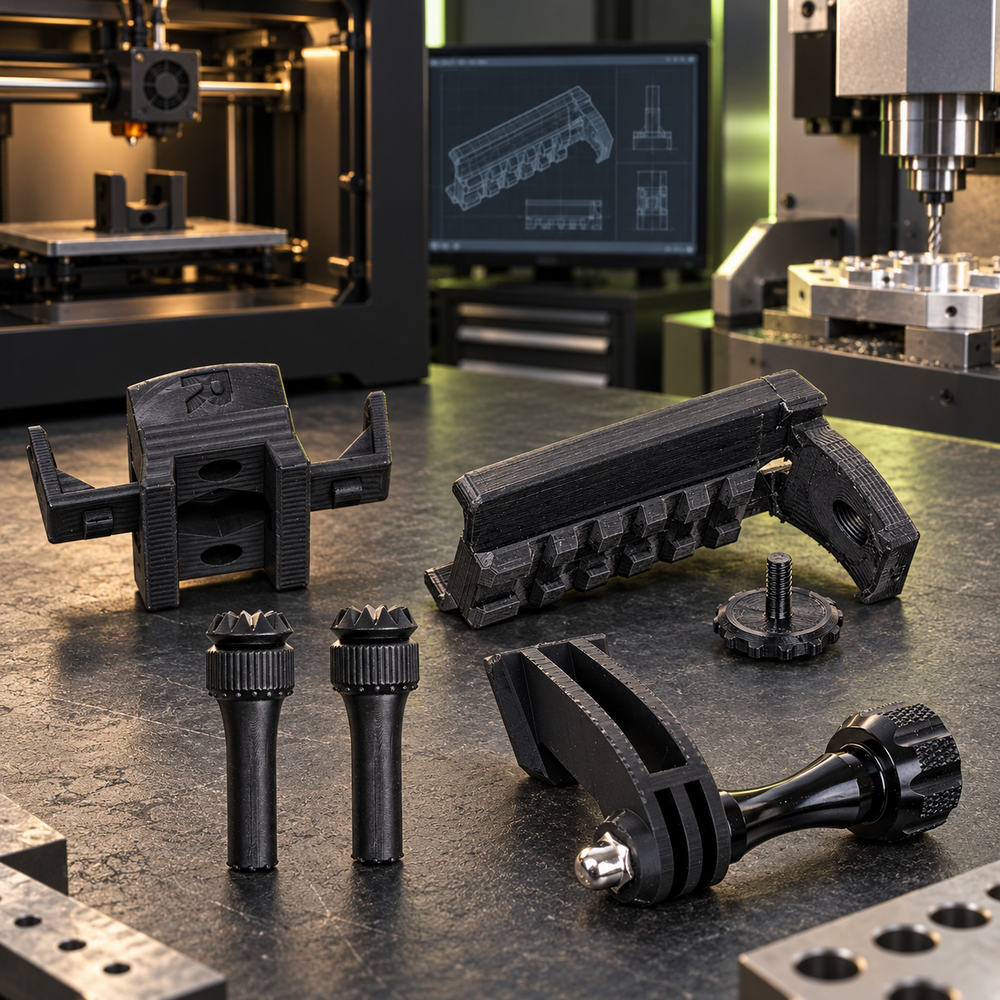 3Dプリントとマシニングによるホビー用オリジナルパーツの製作例